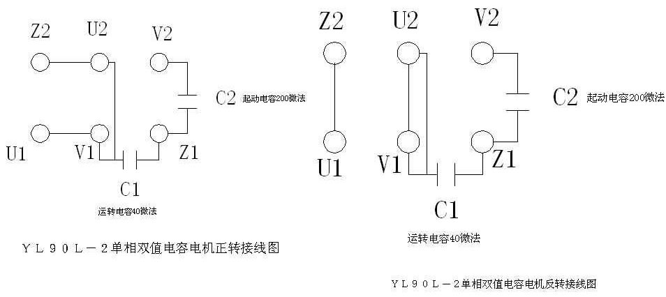 單相電機電容接線圖和方法步聚 單相電機電容接線圖和方法步聚